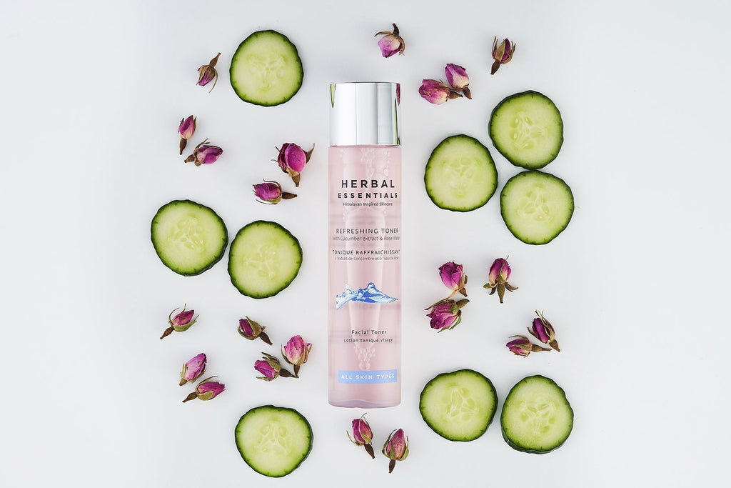 Herbal Essentials REFRESHING TONER with Cucumber extract & Rose Water