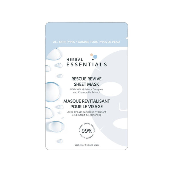 Rescue Revive Sheet Mask with 10% Moisture Complex and Chamomile Extract